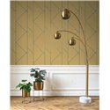 Casadeco|Tapete mit modernem Design in Gelb und Blau|Tapeten