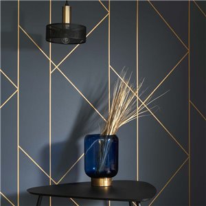 Casadeco|White geometric wallpaper for modern bedroom|Minimalist