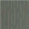 Casadeco|Papier peint moderne vert avec rayures dorées irisées|Minimaliste