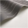 Casadeco|Modern black wallpaper with bright gold stripes|Modern