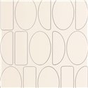 Casadeco|Geometric shapes wallpaper, modern design in beige and black|Minimalist