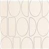 Casadeco|Geometric shapes wallpaper, modern design in beige and black|Minimalist