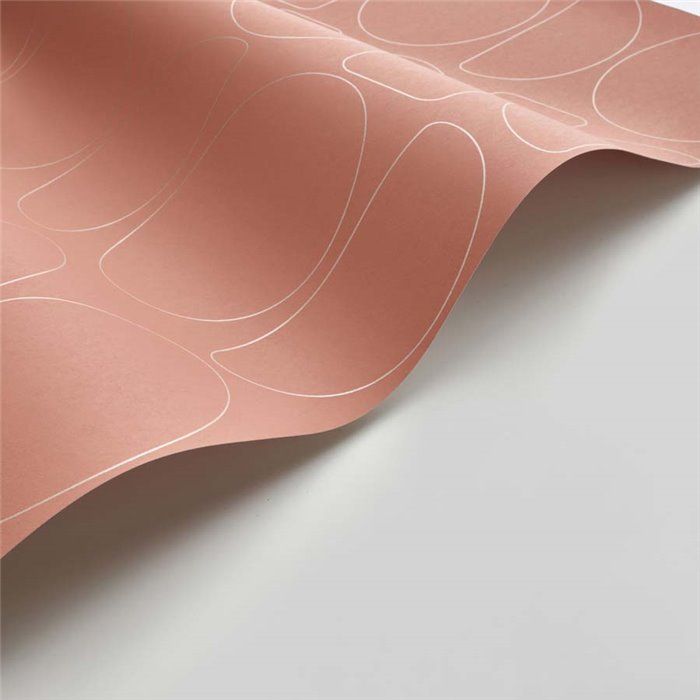 Casadeco|Papier peint design géométrique orange|Moderne