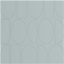 Casadeco|Blue geometric wallpaper with oval shapes, modern minimalist|Modern
