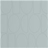 Casadeco|Blue geometric wallpaper with oval shapes, modern minimalist|Modern