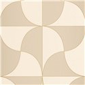 Casadeco|Beige Art Deco wallpaper for elegant living rooms|Art Deco