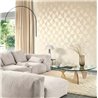 Casadeco|Beige Art Deco wallpaper for elegant living rooms|Art Deco