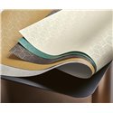 Casadeco|Papel pintado minimalista tonos claros, patrón de panal 3D|Minimalista