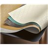 Casadeco|Papel pintado minimalista tonos claros, patrón de panal 3D|Minimalista