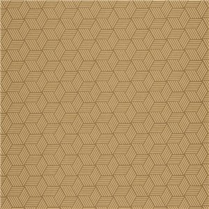 Rasch|Papier peint 3D cônes gris et brun style moderne|Effet 3D