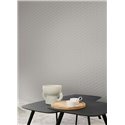 Casadeco|Moderne graue Tapete mit Glanz und 3D-Würfeln|3D-Effekt