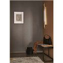 Casadeco|Modern style isometric cubes wallpaper, dark tones|Wallpaper