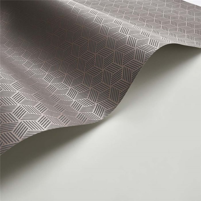 Casadeco|Papier peint cubes isométriques style moderne, tons foncés|Papier Peint