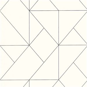 Casadeco|Modern beige and gold wallpaper with geometric shapes|Minimalist