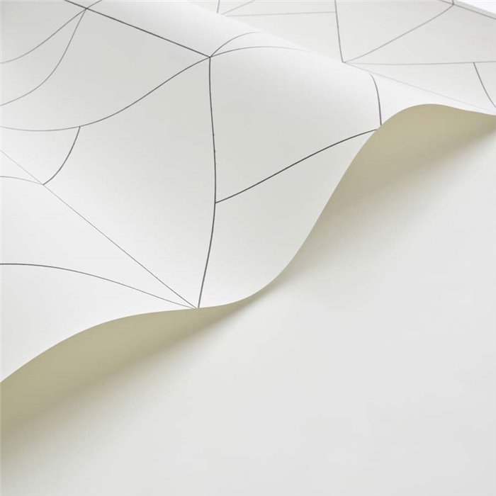 Casadeco|Papier peint géométrique blanc crème design minimaliste|Minimaliste
