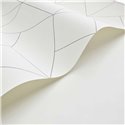 Casadeco|Papier peint géométrique blanc crème design minimaliste|Minimaliste