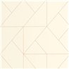 Casadeco|Geometric wallpaper with offset beige diamonds|Wallpaper