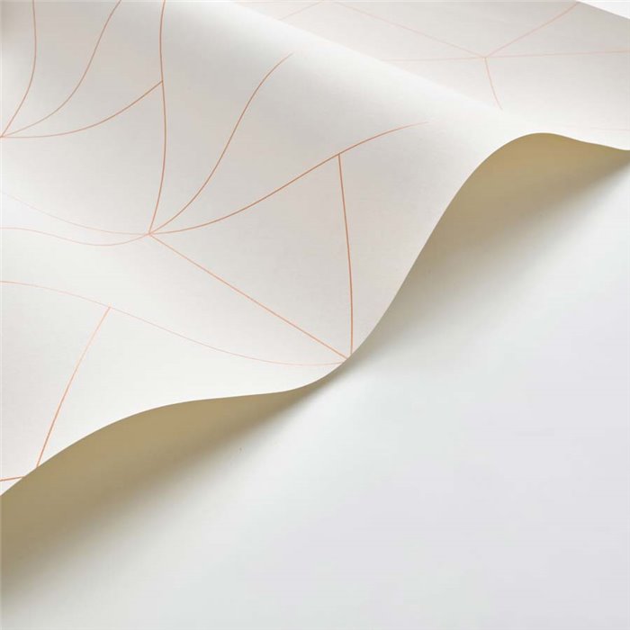 Casadeco|Papier peint géométrique avec losanges décalés beige|Papier Peint