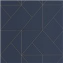 Casadeco|Moderne blaue Tapete mit Rauten- oder Diamantmuster|Modern