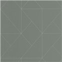 Casadeco|Modern green design wallpaper with geometric diamond shapes|Wallpaper