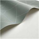 Casadeco|Moderne grüne Tapete mit geometrischen Rautenformen|Tapeten