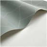 Casadeco|Moderne grüne Tapete mit geometrischen Rautenformen|Tapeten