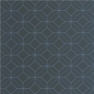 Casadeco|Dreidimensionale Tapete mit geometrischen braunen Polygonen|Tapeten