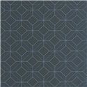 Casadeco|Papier peint géométrique bleu tridimensionnel pour chambre moderne|Moderne