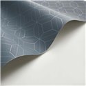 Casadeco|3D blue geometric wallpaper for modern bedroom|Modern