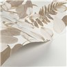 Casadeco|Wallpaper with white and beige lilies for bedroom|Floral