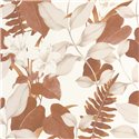 Casadeco|Papier peint fleurs style oriental, lys asiatiques|Floral