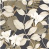 Casadeco|Papier peint floral moderne avec lys asiatiques noirs|Floral