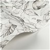 Casadeco|Papier peint floral noir et blanc avec gravure de citronnier|Floral