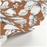 Casadeco|Lemon tree floral wallpaper with orange background|Floral