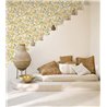Casadeco|Papier peint floral avec citrons, idéal pour cuisine|Floral