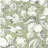 Papel pintado floral con limonero en flor verde - Casadeco Soliflore 200277313
