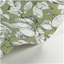 Casadeco|Papier peint floral avec citronnier en fleurs vert|Floral