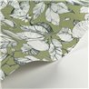 Casadeco|Floral wallpaper with blooming lemon tree in green|Floral
