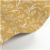 Casadeco|Papier peint petites fleurs sauvages jaunes|Floral