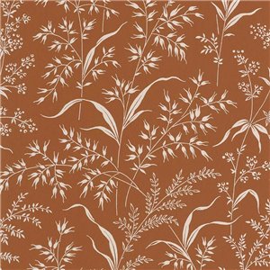 Casadeco|Weiße und beige Tapete mit Wildblumen aus der Wiese|Blumen