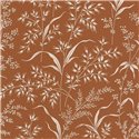 Casadeco|Orange wild countryside flower wallpaper|Floral