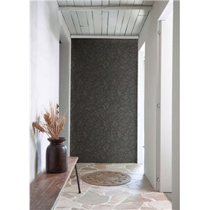 Casadeco|Weiße Aquarell-Blumentapete fürs Wohnzimmer|Blumen 2