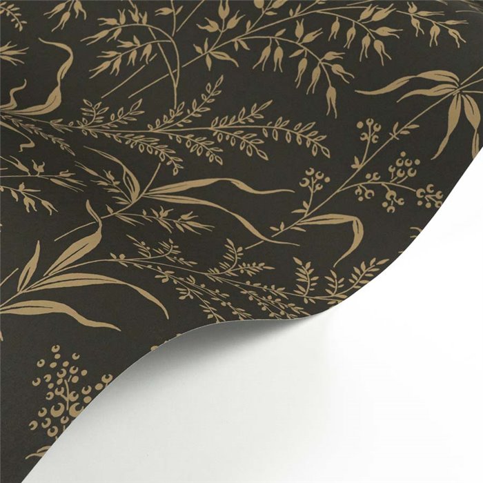 Papel pintado flores de campo silvestres negro - Casadeco Soliflore 200289717