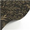 Casadeco|Black wild countryside flower wallpaper|Floral