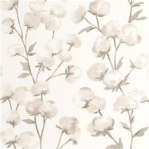 Caselio|Emerald green watercolor forest wallpaper|Floral