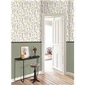 Casadeco|Wisteria flower and climbing plant wallpaper|Floral