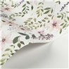 Casadeco|Papier peint fleurs de glycine et plante grimpante|Floral