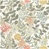 Casadeco|Papier peint floral avec lys, œillets et fougères|Floral
