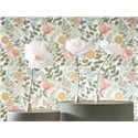 Casadeco|Papier peint floral avec lys, œillets et fougères|Floral