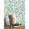 Casadeco|Wallpaper with carnations, primroses and steppe lilies|Floral